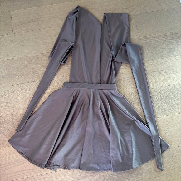 Top to Bottom Convertible Infinity Dress in Taupe Gray - Picture 6 of 9